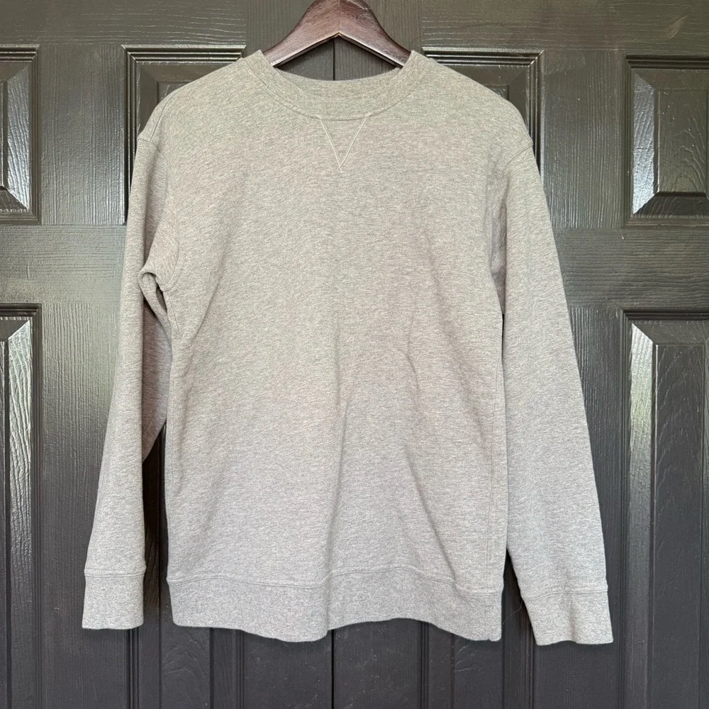 Lululemon All Yours Crew *Terry Heathered Gray Crewneck Sweatshirt - Picture 5 of 6